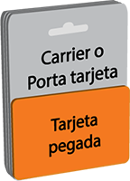 Tarjeta con Card Carrier